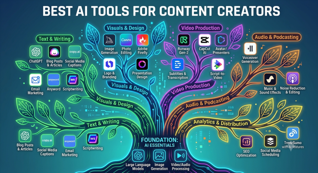 Best AI tools for content creators